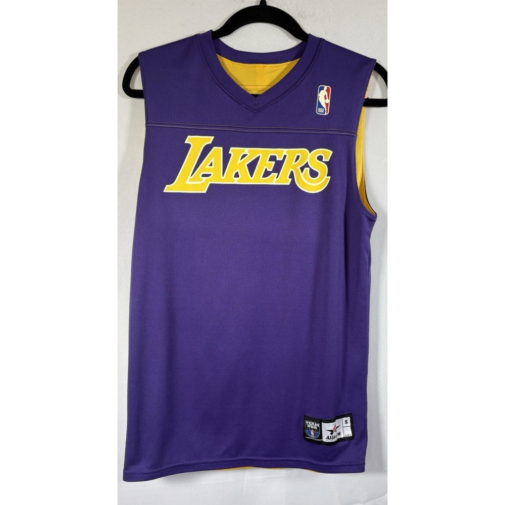 Alleson Athletic jersey size S los angeles lakers #4 Byron Scott reversable